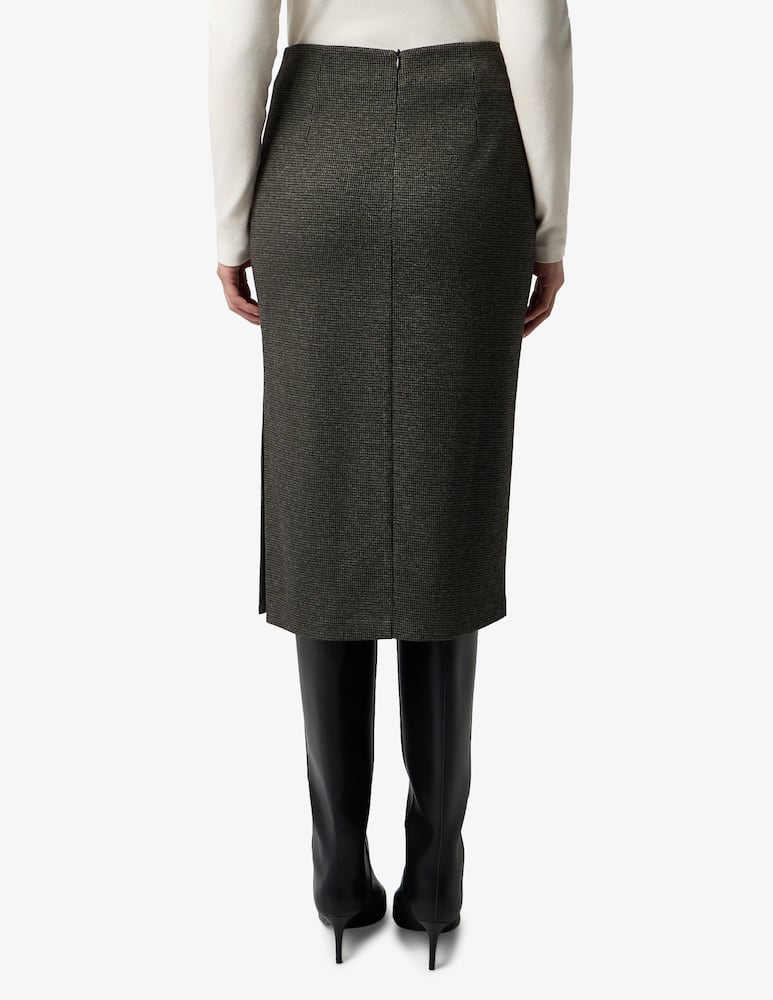 Elizabeth Ascot Midi houndstooth pencil skirt - picture 3 Elizabeth Ascot Midi houndstooth pencil skirt - picture 3