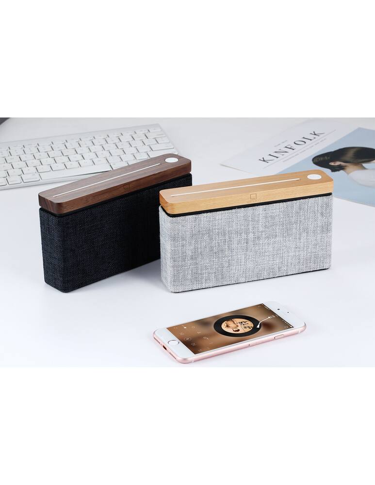 rinascente Gingko HiFi Square Bluetooth Speaker - beige