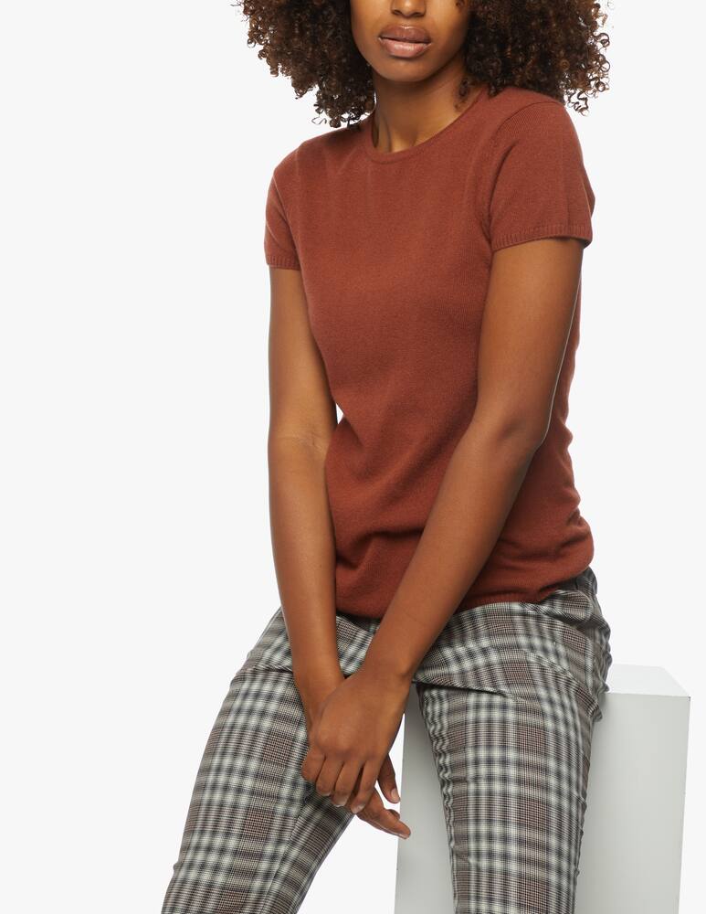 rinascente Pure Cashmere Maglia girocollo manica corta in cashmere