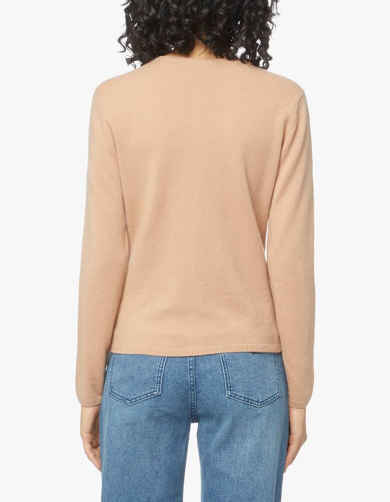 rinascente Pure Cashmere Maglia coreana con bottoni manica lunga in cashmere