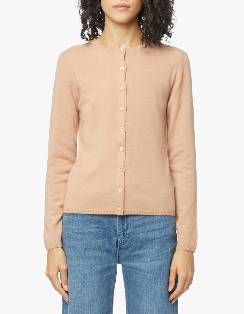 rinascente Pure Cashmere Maglia coreana con bottoni manica lunga in cashmere