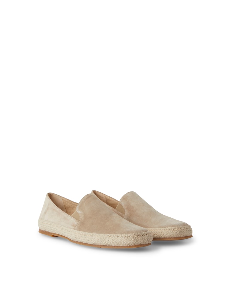 rinascente Brunos Suede square toe espadrillas - beige