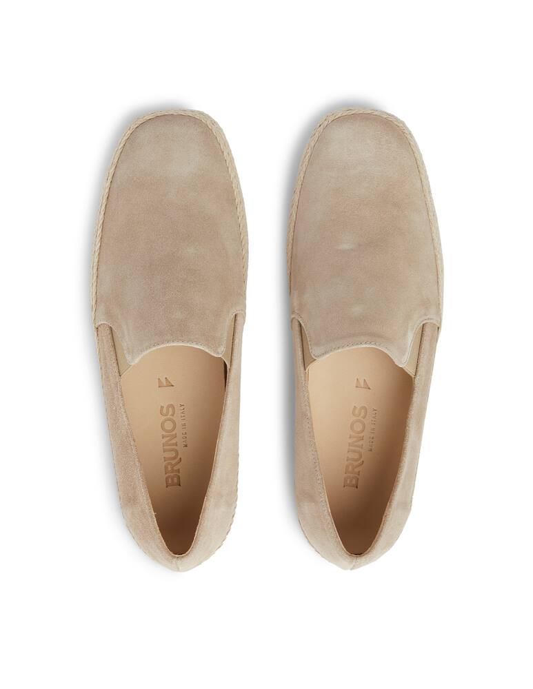 rinascente Brunos Suede square toe espadrillas - beige
