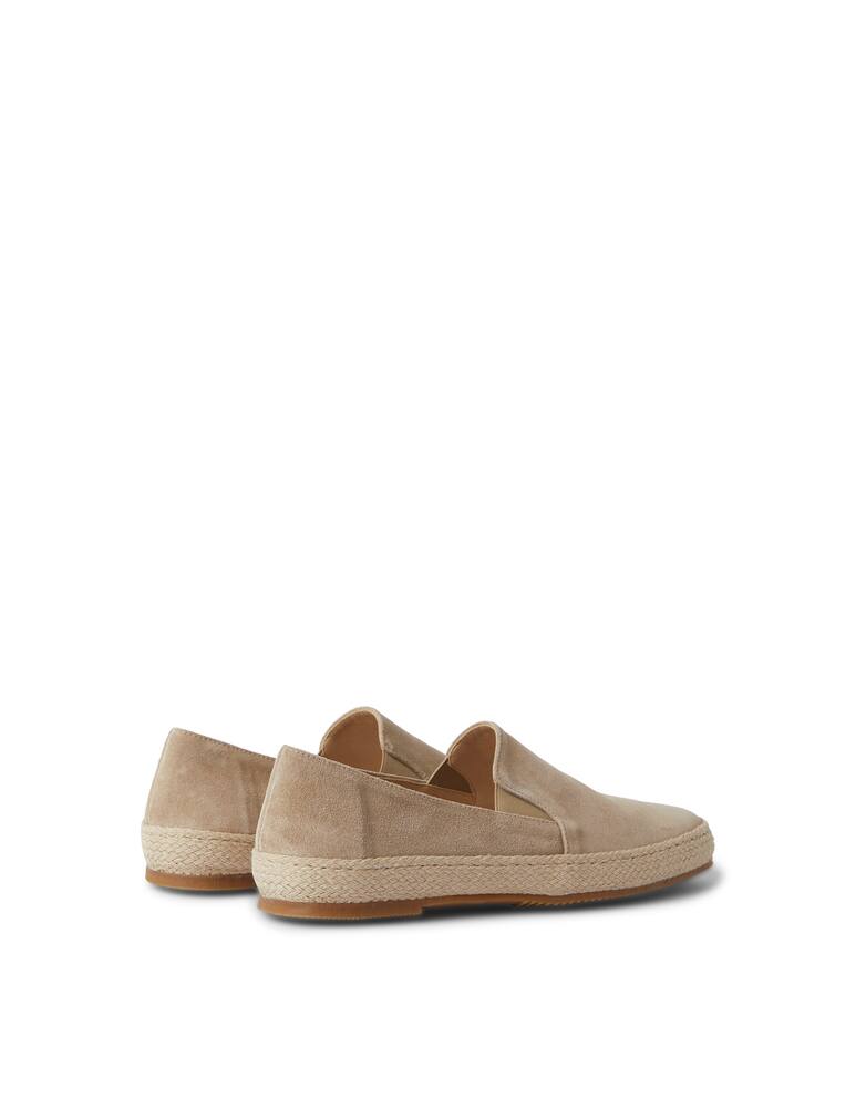 rinascente Brunos Suede square toe espadrillas - beige