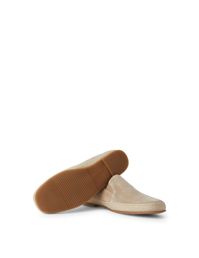 rinascente Brunos Suede square toe espadrillas - beige