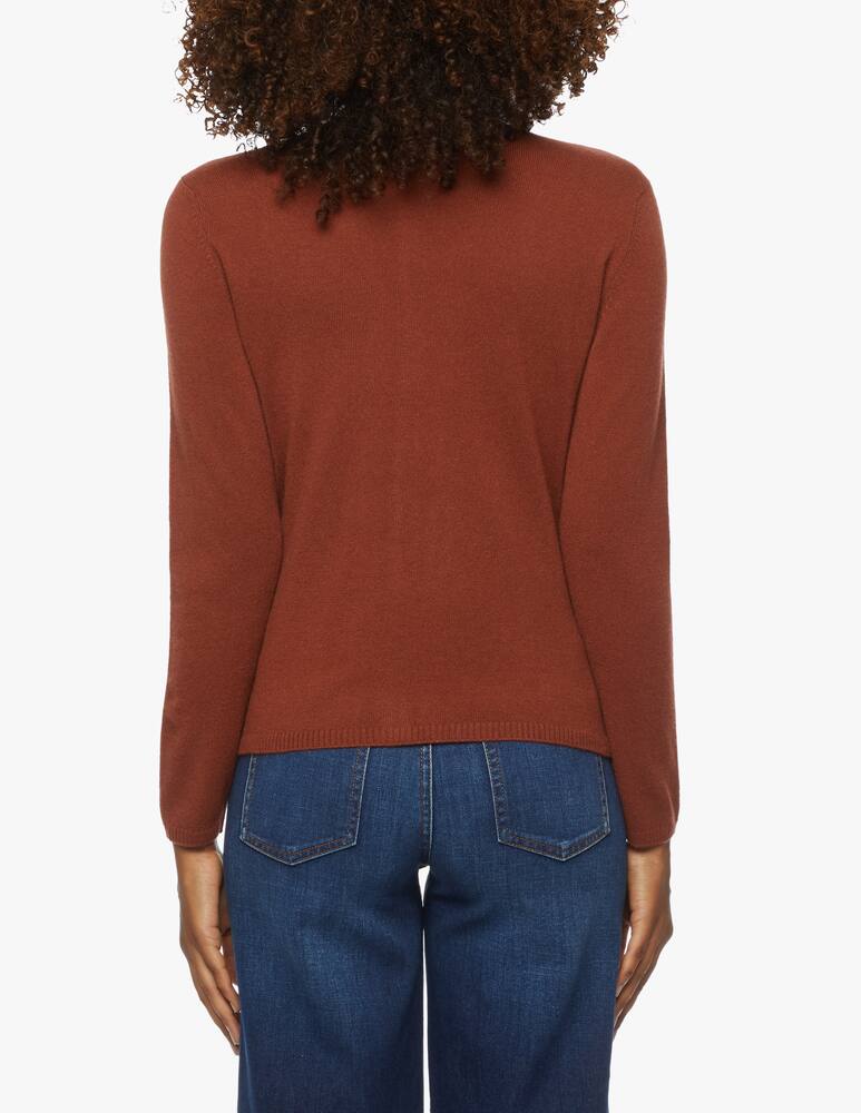 rinascente Pure Cashmere Maglia coreana con bottoni manica lunga in cashmere