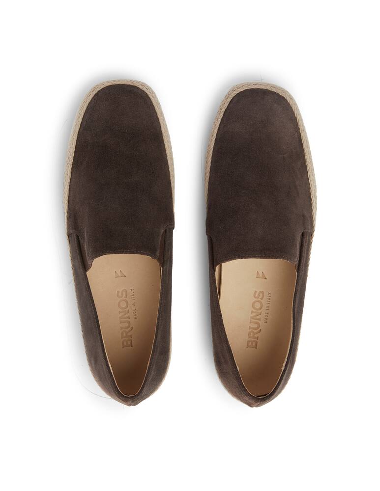 rinascente Brunos Espadrillas in suede punta squadrata - marrone