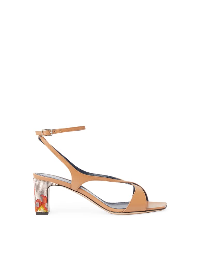 rinascente IINDACO Persefone leather heeled sandals