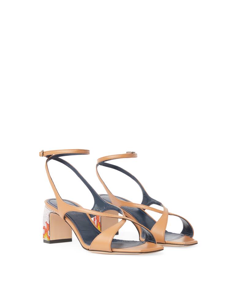 rinascente IINDACO Persefone leather heeled sandals