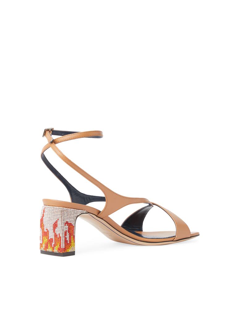 rinascente IINDACO Persefone leather heeled sandals