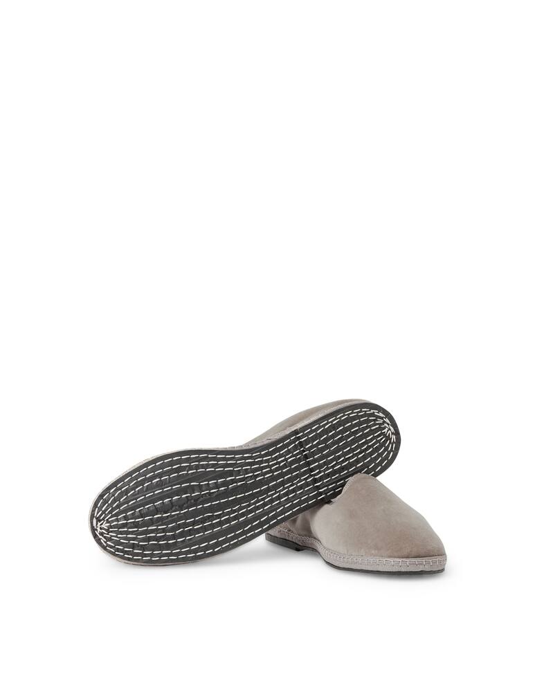 Papusse Diamante velvet friulane shoes - Grey - picture 5 Papusse Diamante velvet friulane shoes - Grey - picture 5