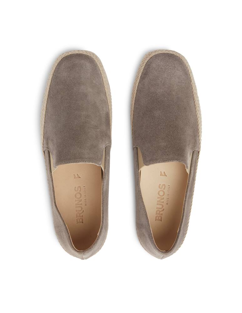 rinascente Brunos Suede square toe espadrillas - brown