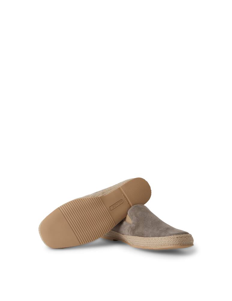 rinascente Brunos Suede square toe espadrillas - brown