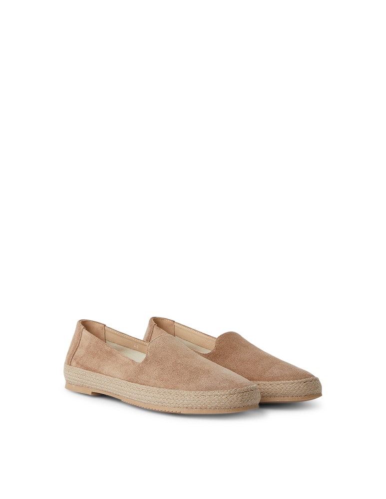 rinascente Brunos Ciabatta in suede punta tonda - grigio