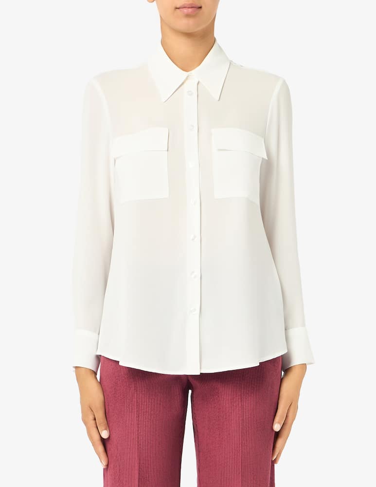 rinascente Elizabeth Ascot Viscose pocket shirt