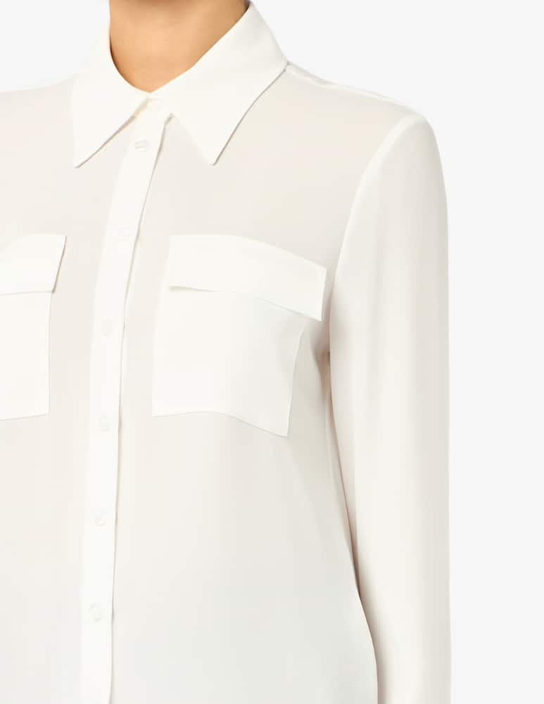 rinascente Elizabeth Ascot Viscose pocket shirt