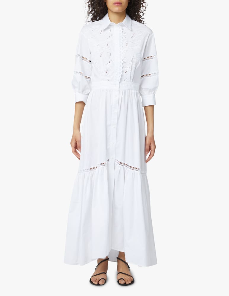 rinascente Ermanno Scervino Chemisier in cotone - bianco