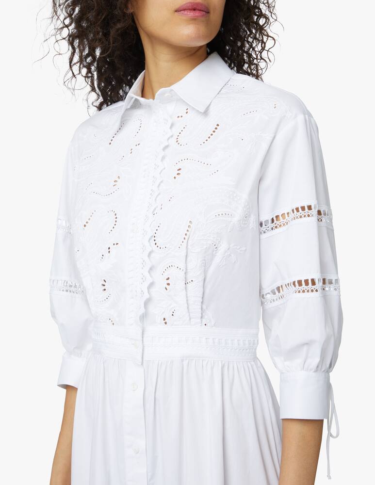 rinascente Ermanno Scervino Chemisier in cotone - bianco