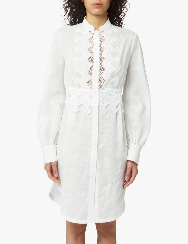 rinascente Ermanno Scervino Chemisier in lino - bianco