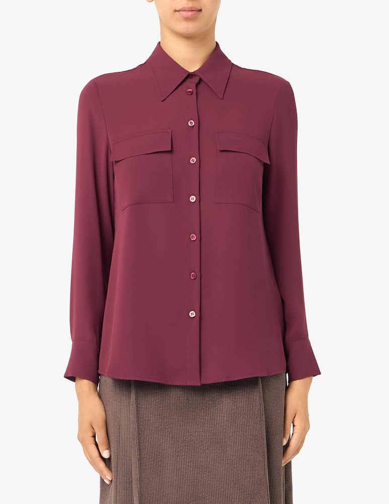 rinascente Elizabeth Ascot Viscose pocket shirt