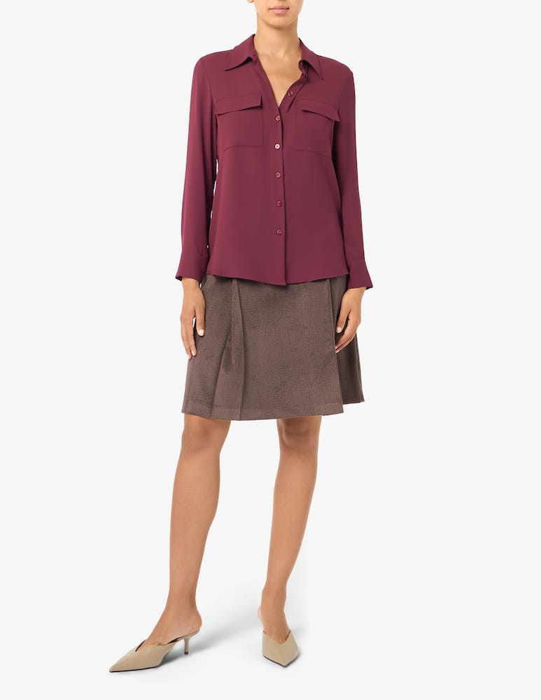 rinascente Elizabeth Ascot Viscose pocket shirt