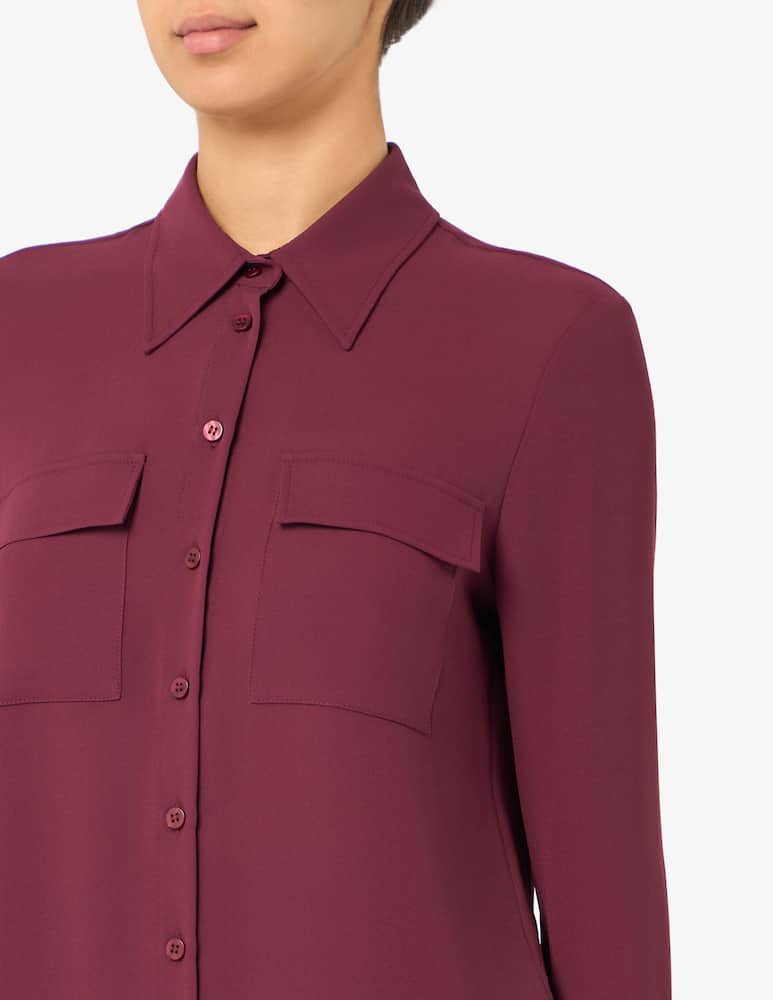 rinascente Elizabeth Ascot Viscose pocket shirt