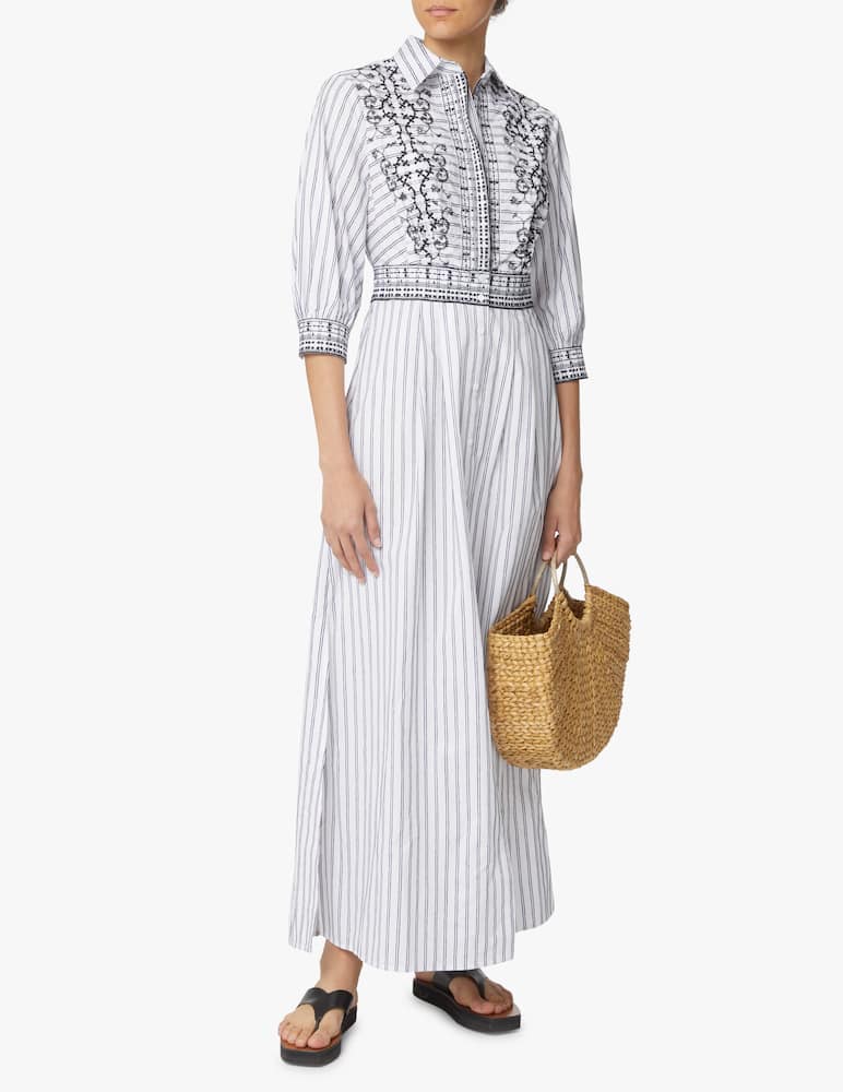 rinascente Ermanno Scervino Chemisier in cotone - nero