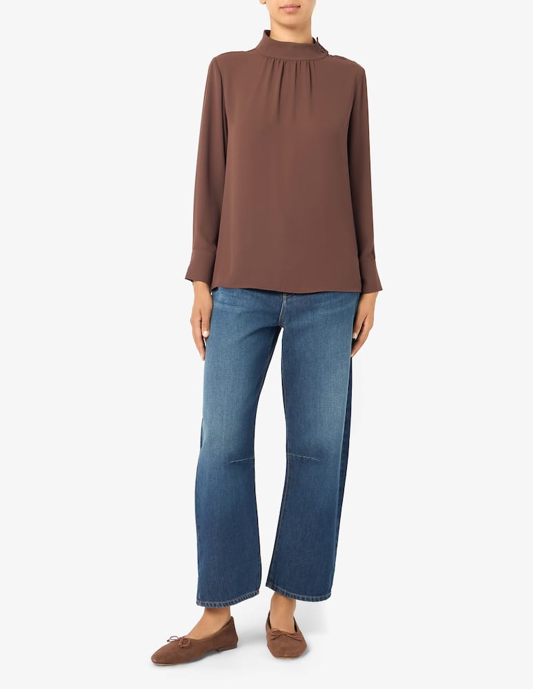 rinascente Elizabeth Ascot Blusa in viscosa