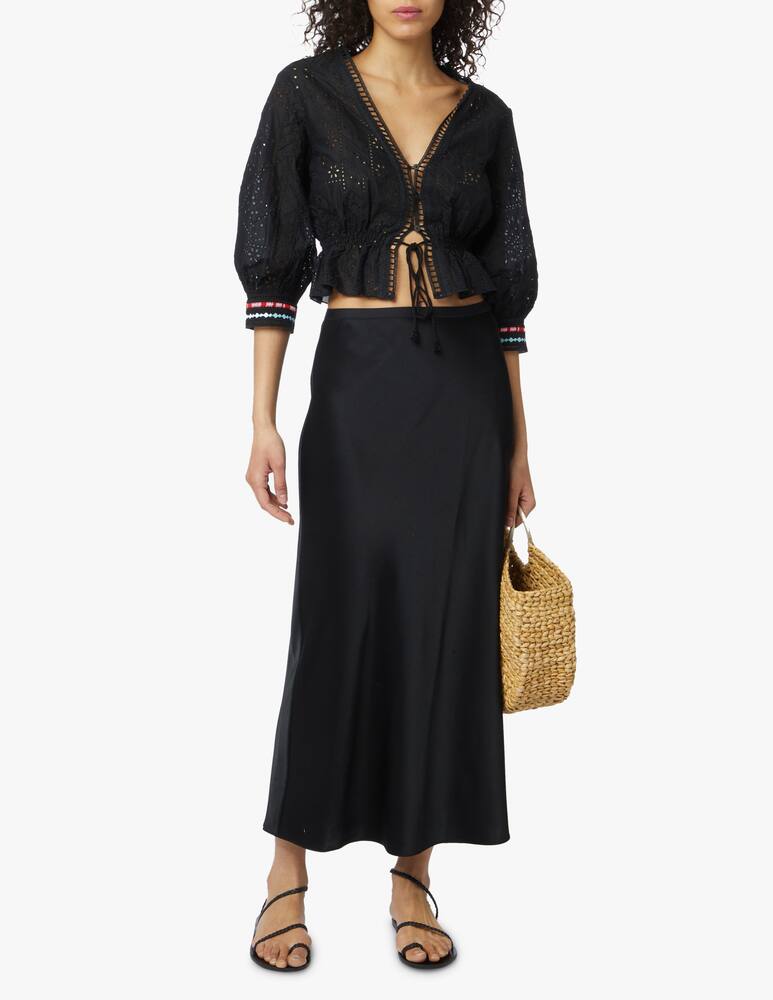 rinascente Ermanno Scervino Cotton top - black