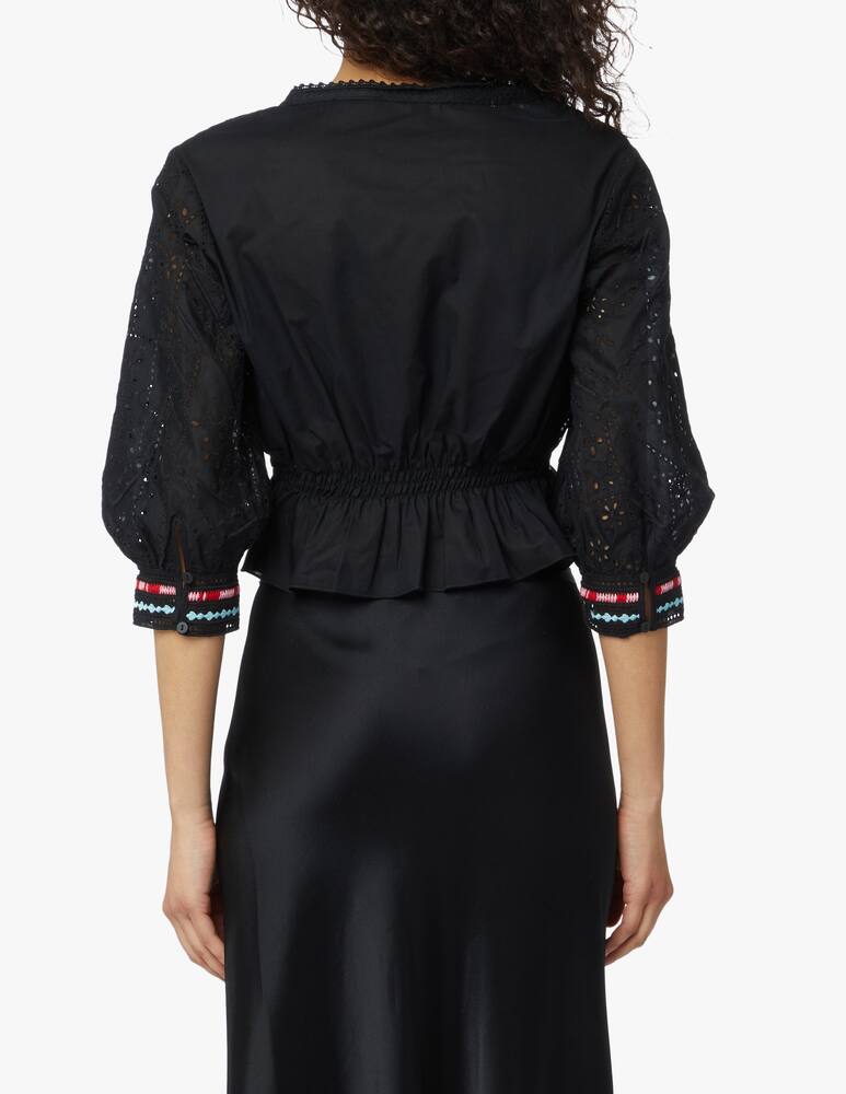 rinascente Ermanno Scervino Cotton top - black