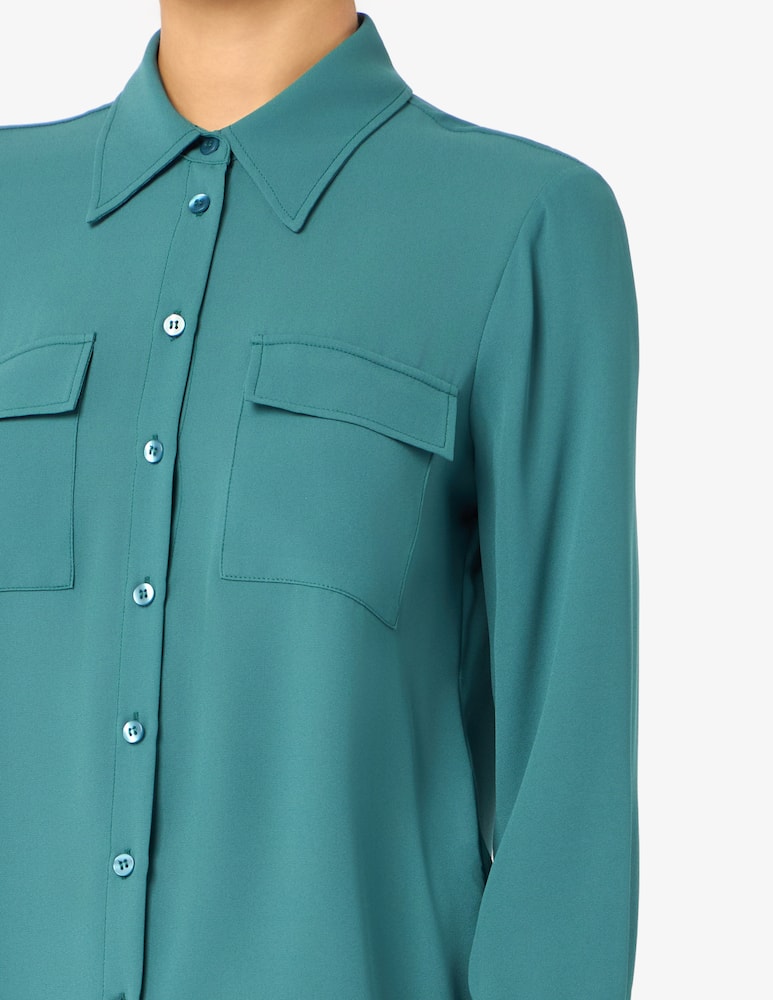 rinascente Elizabeth Ascot Camicia in viscosa con tasche