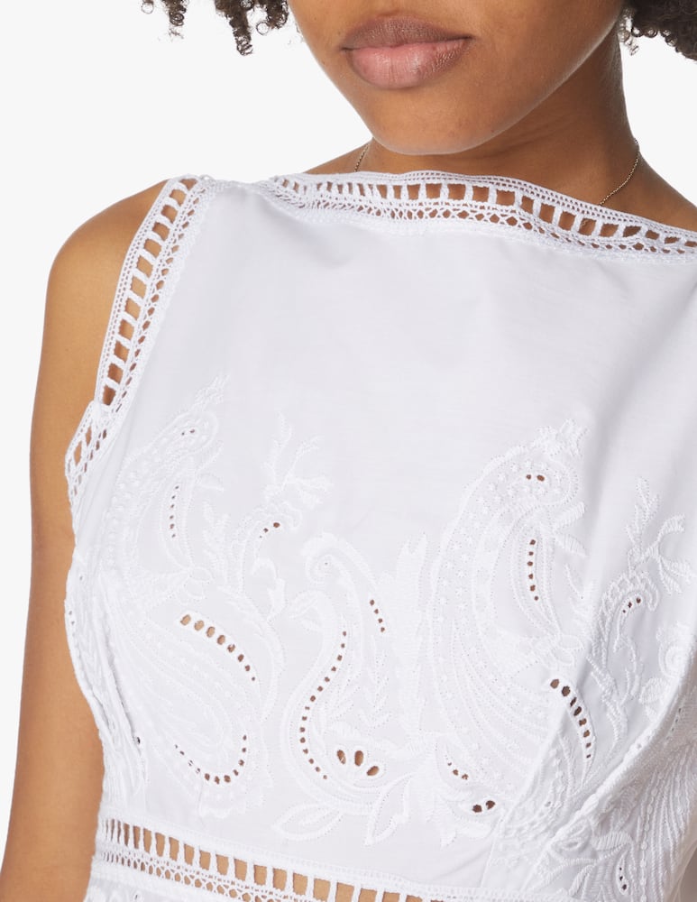 rinascente Ermanno Scervino Copricostume in cotone - bianco