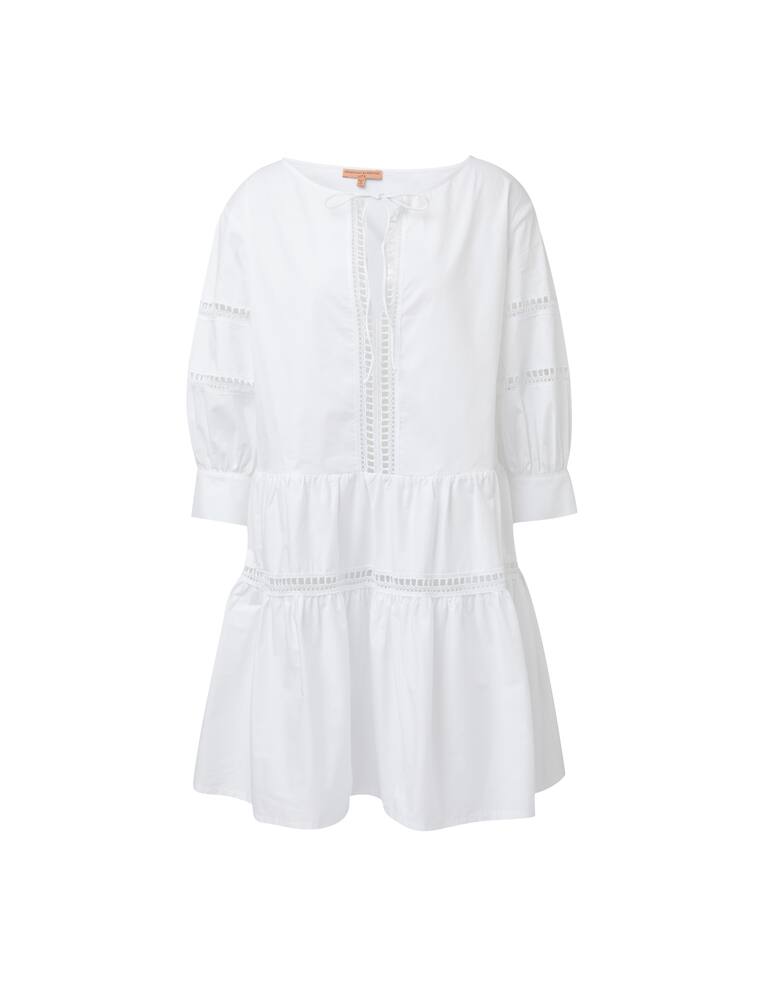 rinascente Ermanno Scervino Cotton beach cover up - white