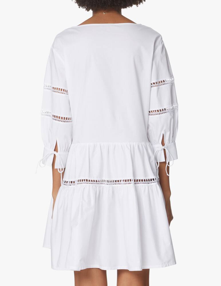 rinascente Ermanno Scervino Cotton beach cover up - white