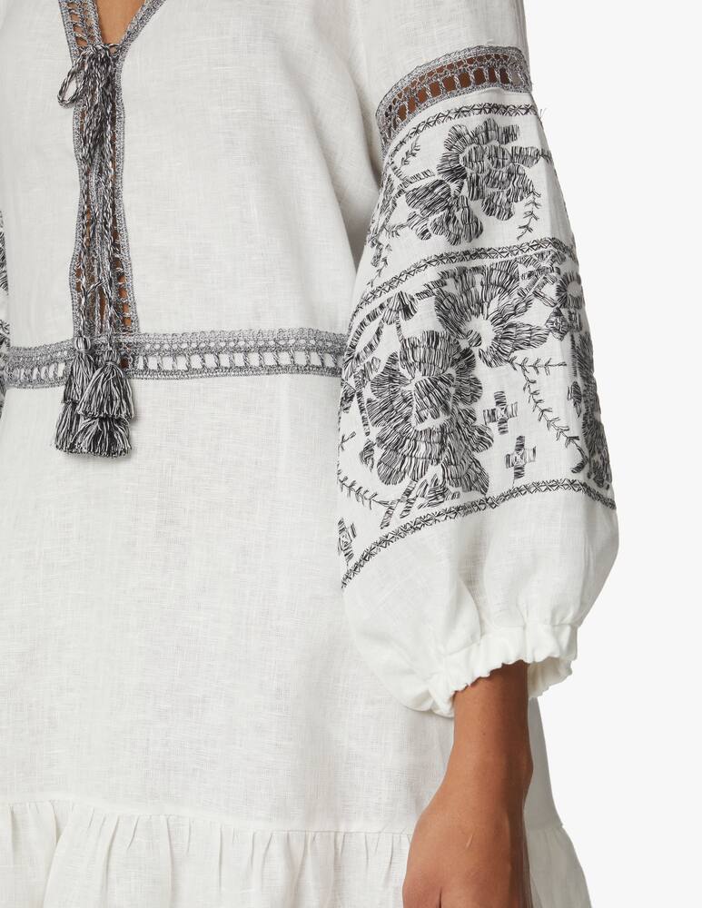 rinascente Ermanno Scervino Copricostume in lino - bianco
