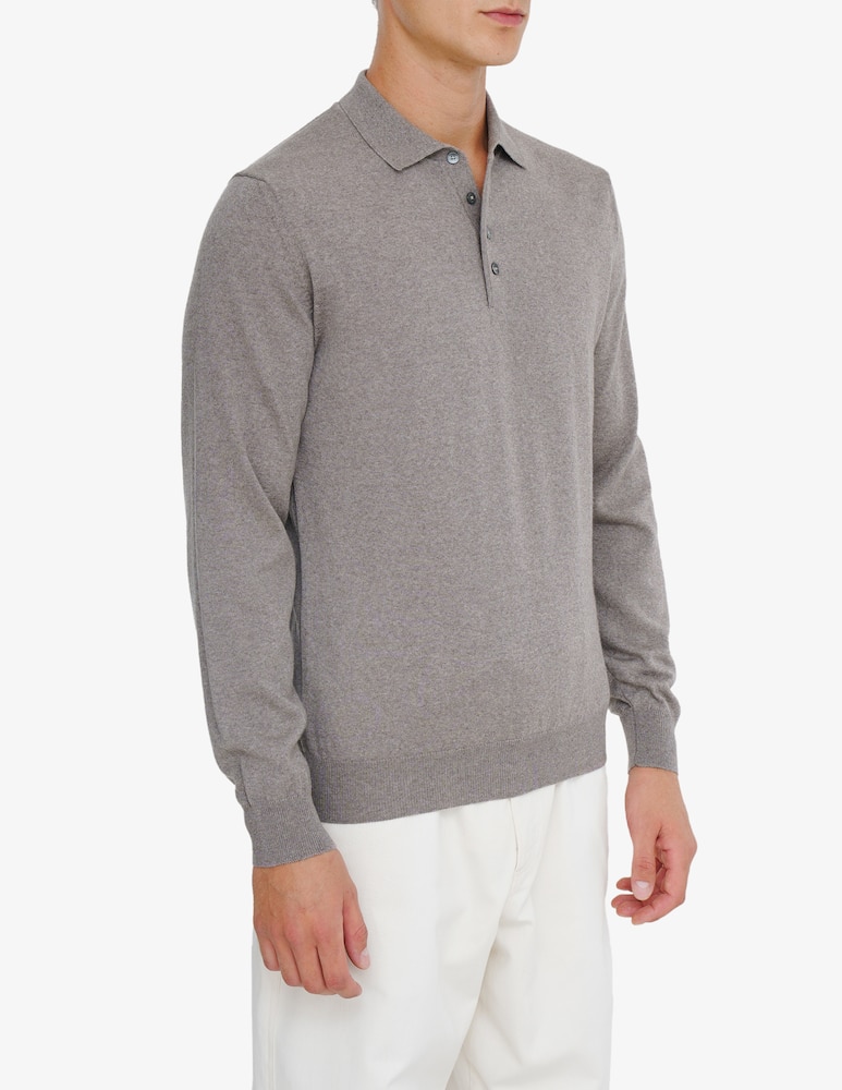 Ferrante Polo maniche lunghe in lana merino - immagine 2 Ferrante Polo maniche lunghe in lana merino - immagine 2