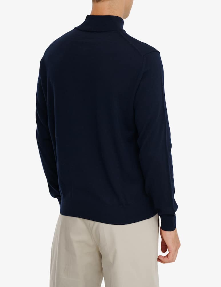 rinascente Ferrante Maglia mezza zip in lana merino
