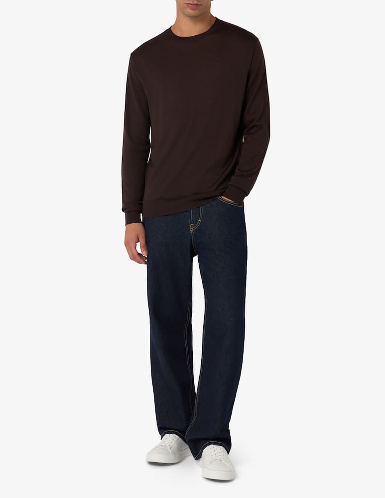 rinascente Ferrante Crewneck wool and silk jumper