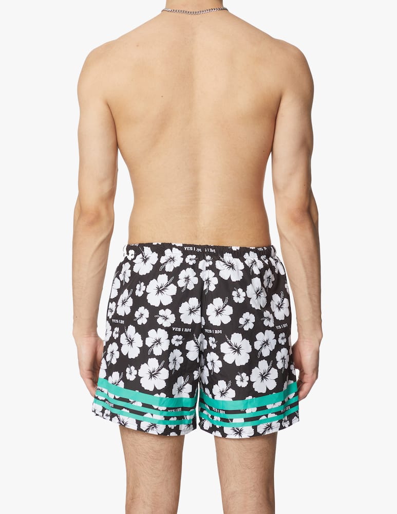 rinascente Yes I am Costume boxer hibiscus - multicolor