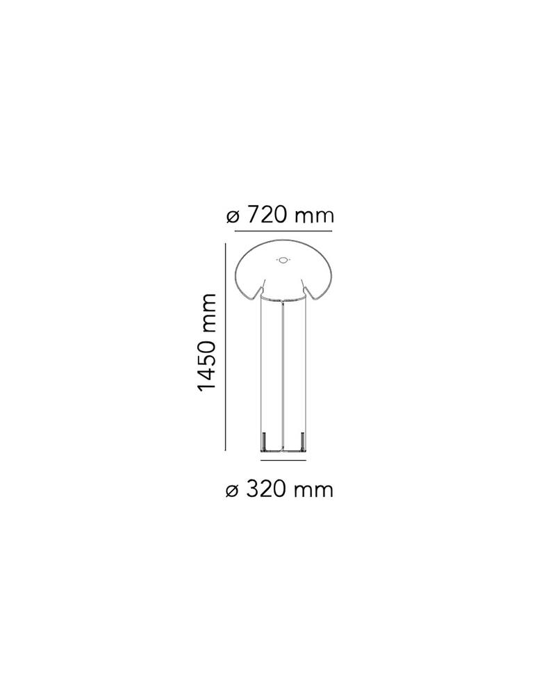 Flos Lampada da pavimento Chiara F - immagine 2