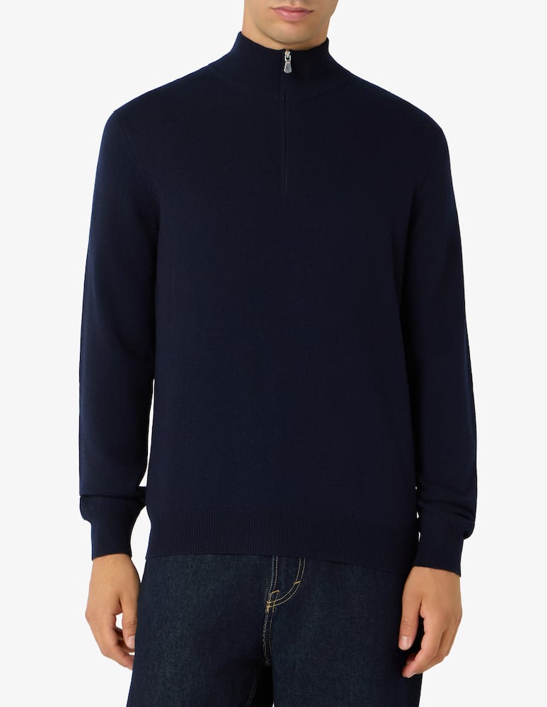 rinascente Gran Sasso Zip-neck jumper