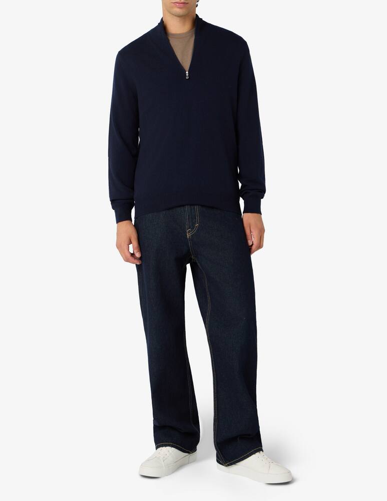 rinascente Gran Sasso Zip-neck jumper
