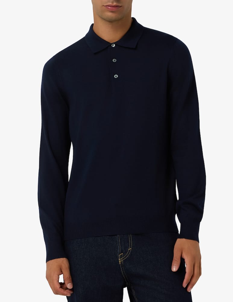 Gran Sasso merino polo shirt - picture 1 Gran Sasso merino polo shirt - picture 1