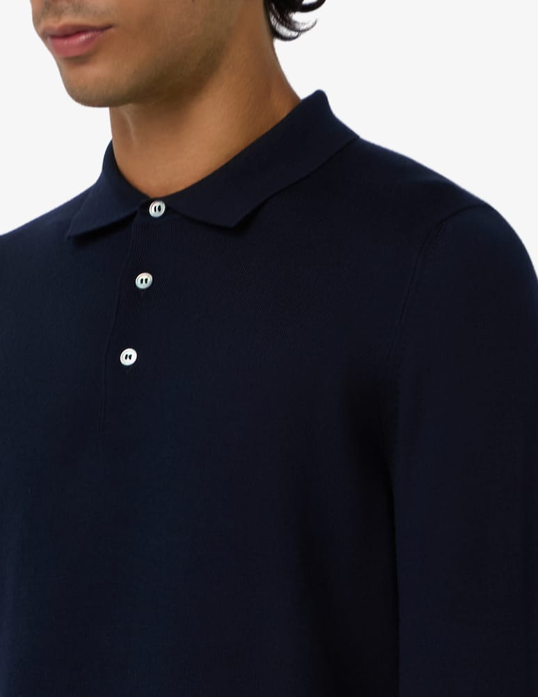 Gran Sasso merino polo shirt - picture 4 Gran Sasso merino polo shirt - picture 4