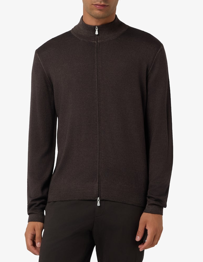 rinascente Gran Sasso Merino zip cardigan