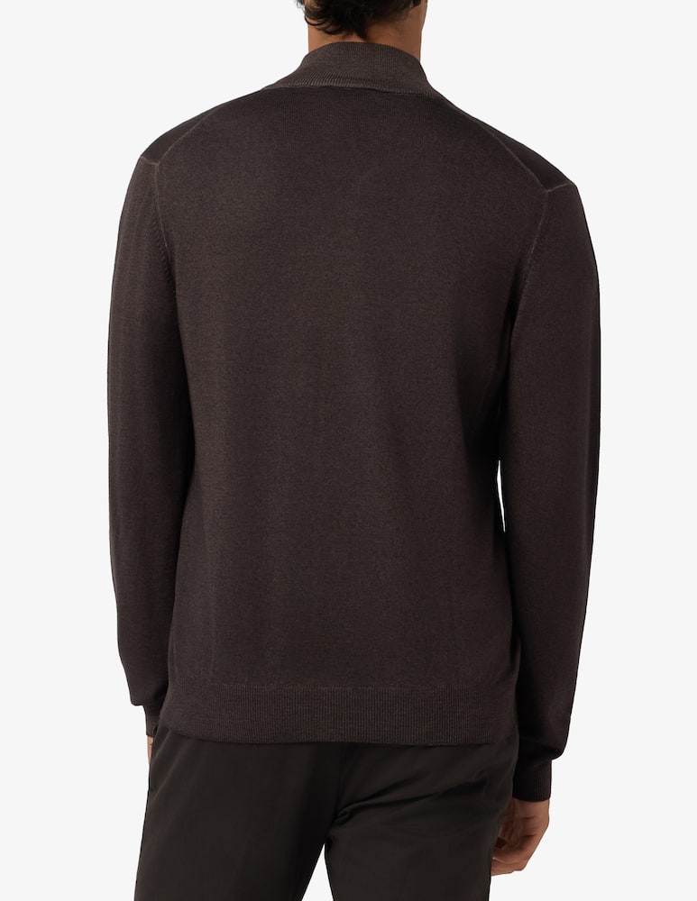 rinascente Gran Sasso Merino zip cardigan
