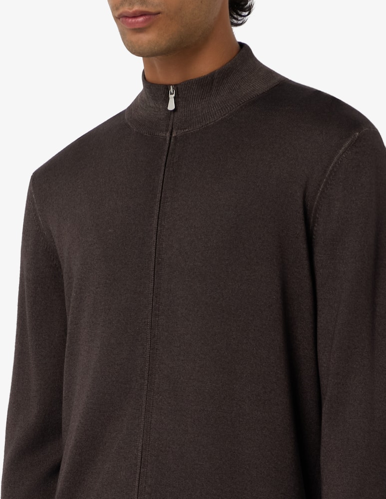 rinascente Gran Sasso Merino zip cardigan