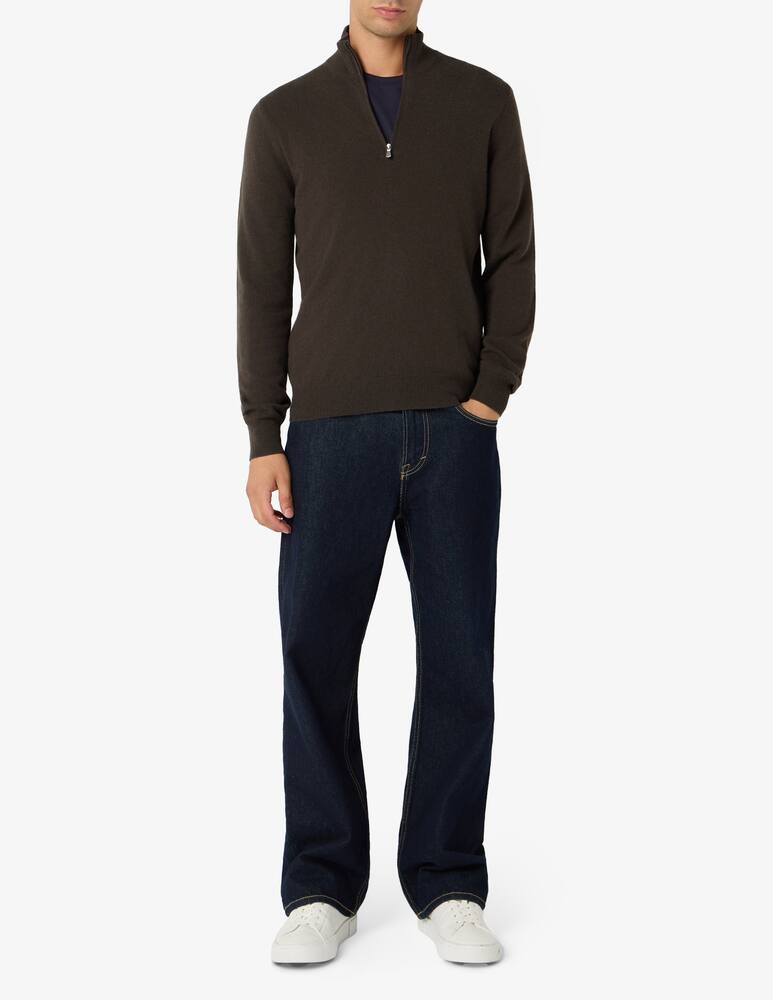 rinascente Gran Sasso Maglia con zip in lana e cashmere
