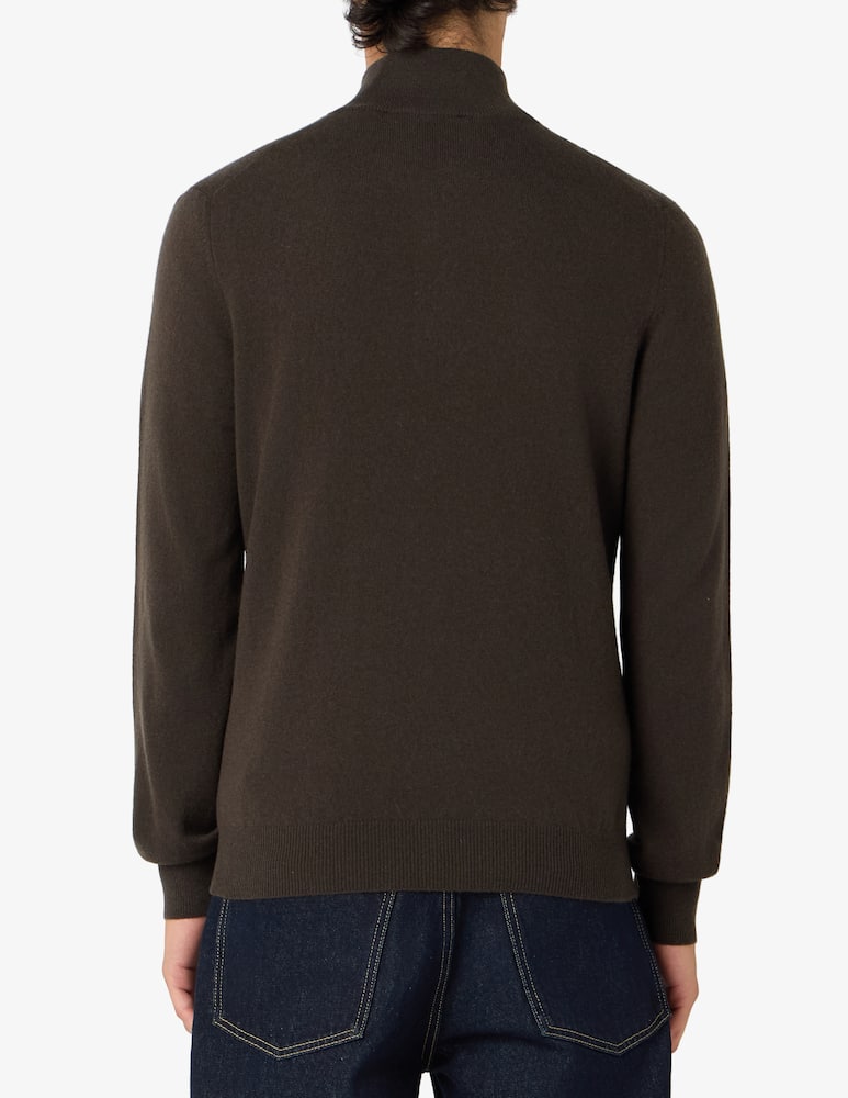 Gran Sasso Maglia con zip in lana e cashmere - immagine 3 Gran Sasso Maglia con zip in lana e cashmere - immagine 3