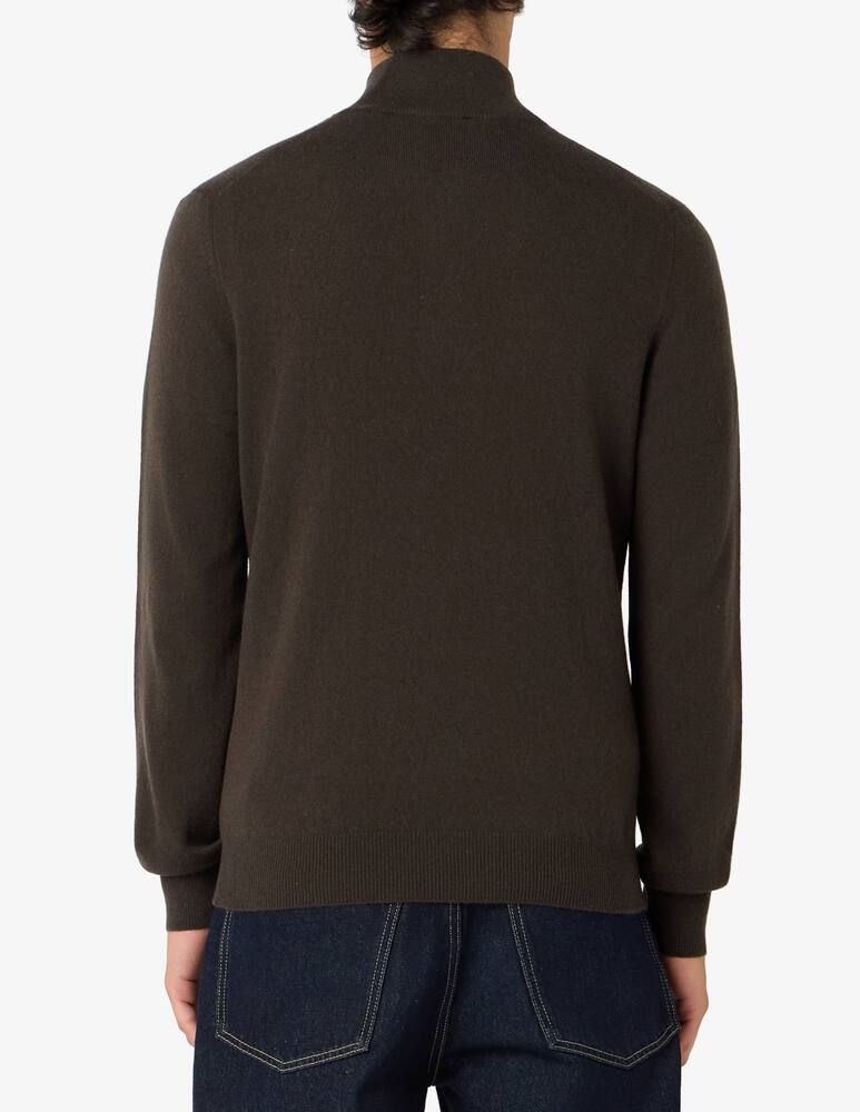 rinascente Gran Sasso Maglia con zip in lana e cashmere